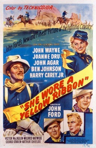 Phim Cô Gái Đeo Dải Băng Mầu Vàng - She Wore A Yellow Ribbon (1949)