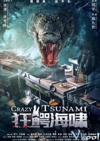 Phim Biển Động Cá Sấu Điên - Crazy Tsunami (2021)